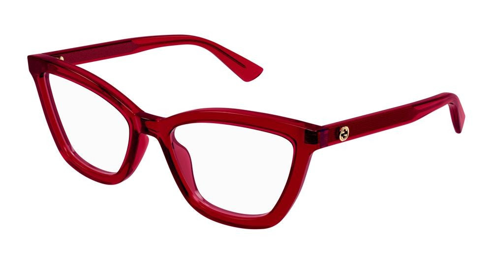 Gucci Eyeglasses Gg1686o 009 Red Red Transparent 54/17/135