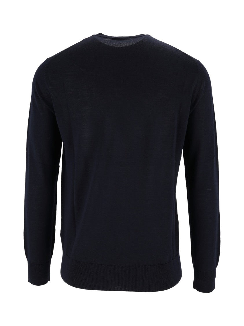 Ballantyne Smooth Wool Round-Neck Sweater