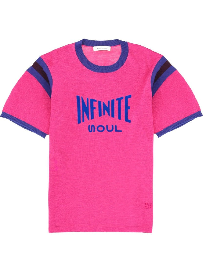 Wales Bonner Pink Soul Infinite Graphic T-Shirt