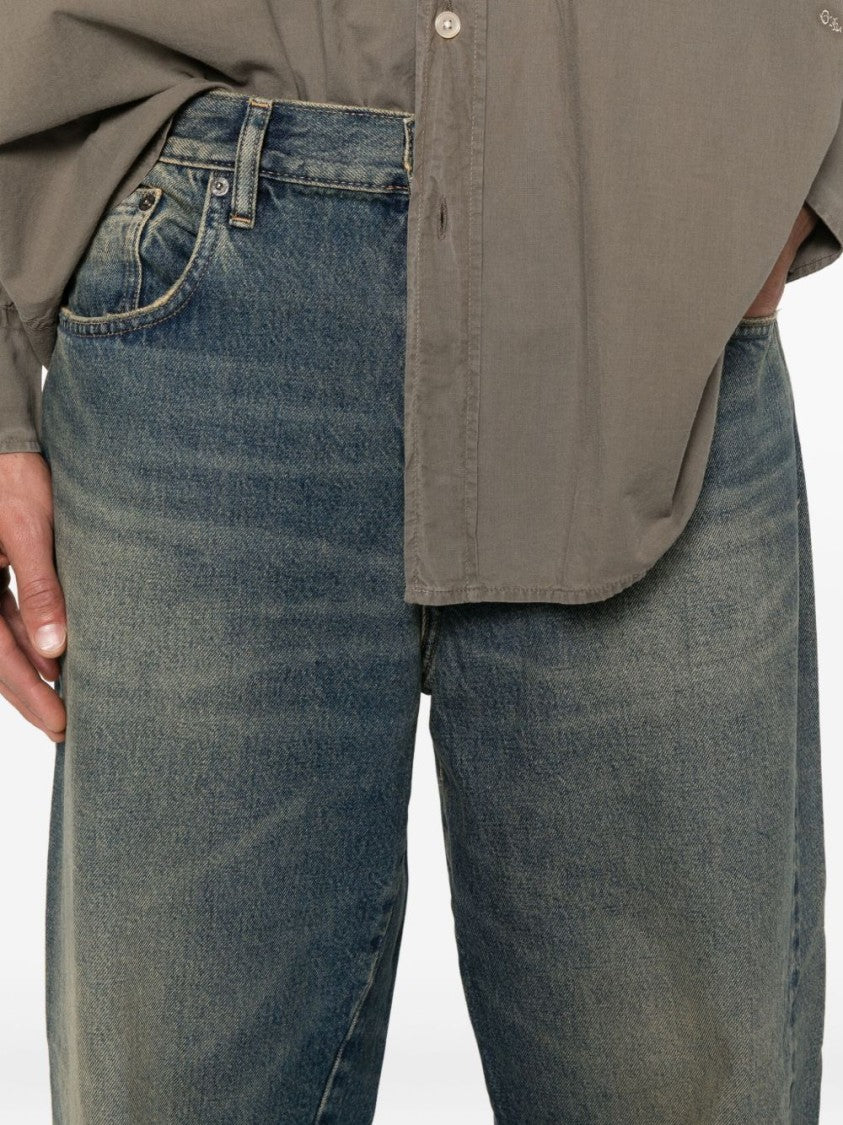 Sunflower Classic Five-Pocket Denim Jeans With Button Fly Closure