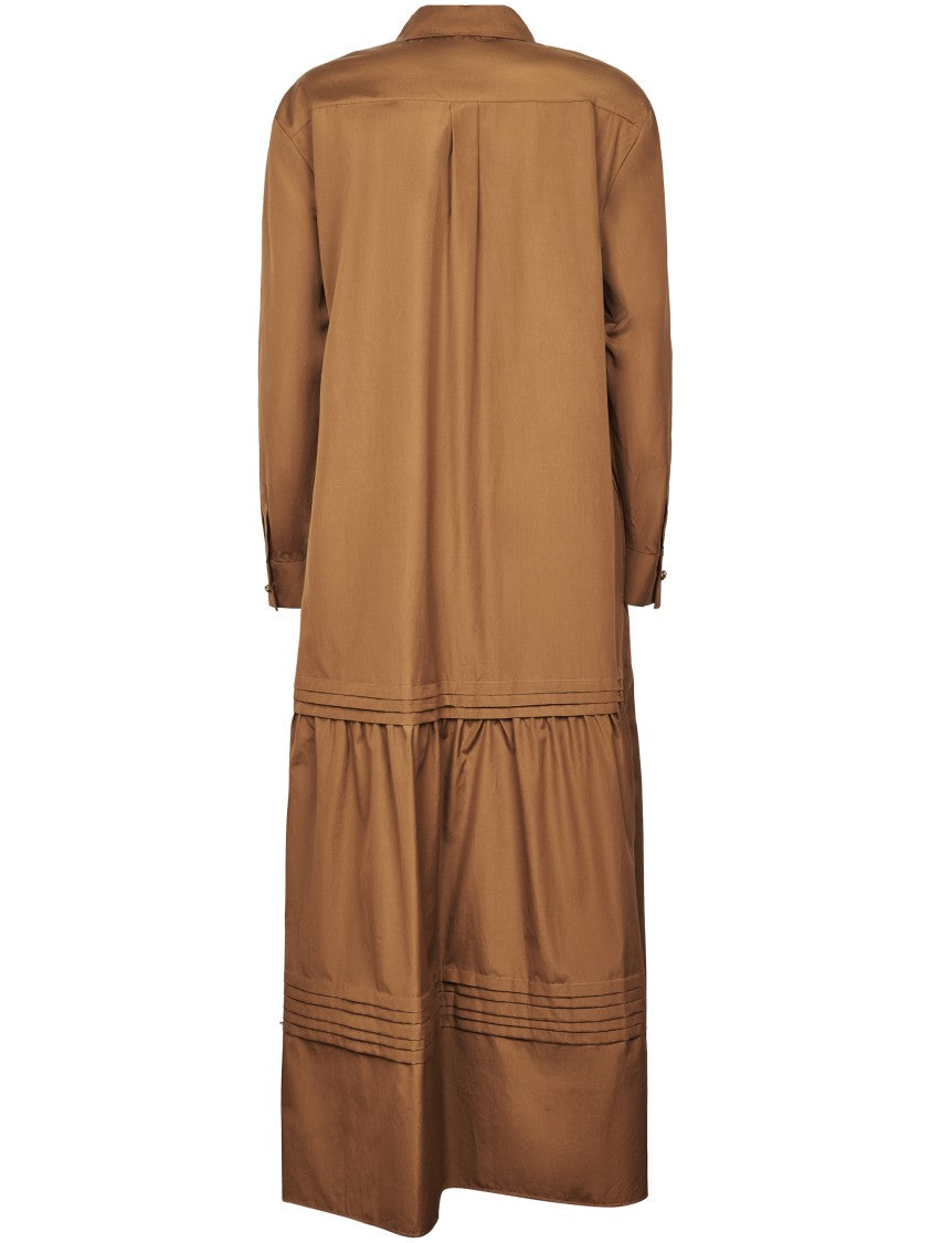 Max Mara Midi Dress With Classic Collar
