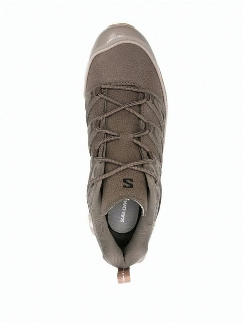 Salomon Streamlined Multitexture Sneakers With Supportive Cage Overlay