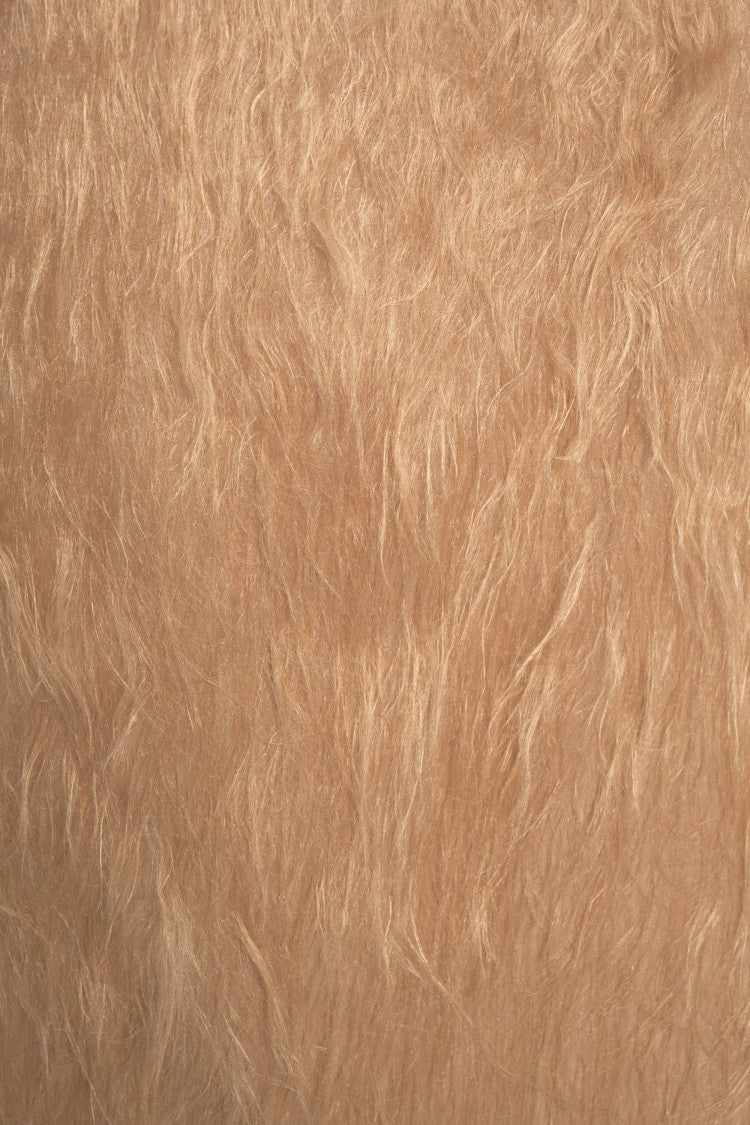 Ottod'ame Fringed Textured Top With Classic Round Neck And Three-Quarter Sleeves