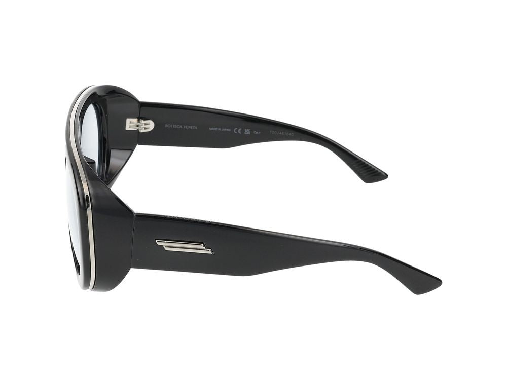 Bottega Veneta Black Bv1362s Bold Oversized Sunglasses
