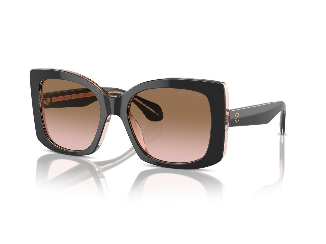 Giorgio Armani 0Ar8208u Gradient Acetate Oversized Square Sunglasses