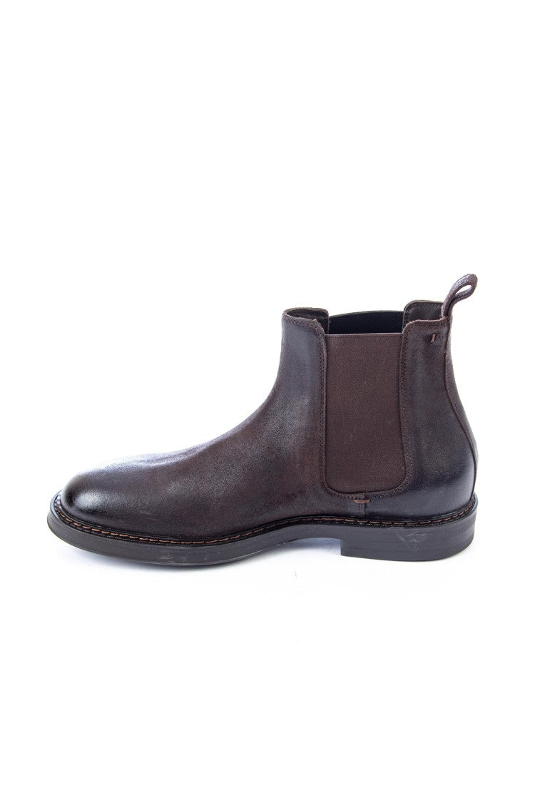 Henderson Suede Ankle Boots With Rubber Sole