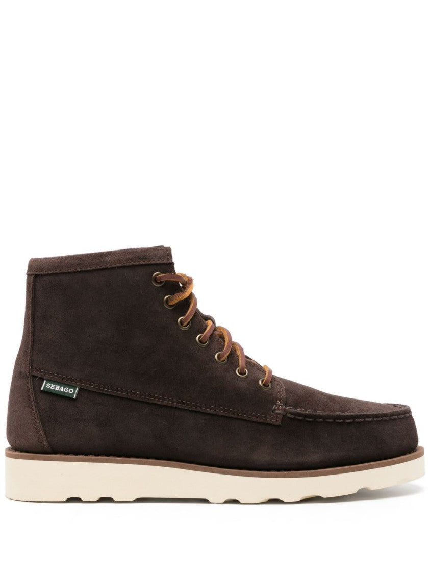 Sebago Cedar Brown Calf Suede Desert Boots