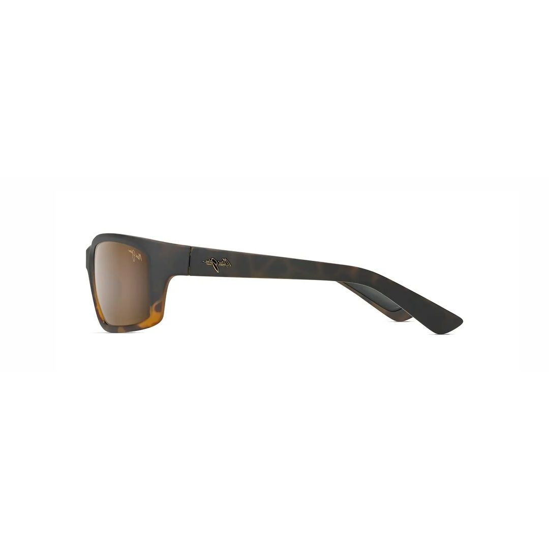 Maui Jim Kanaio Coast Rectangular Tortoiseshell Sunglasses With Brown-Tinted Lenses