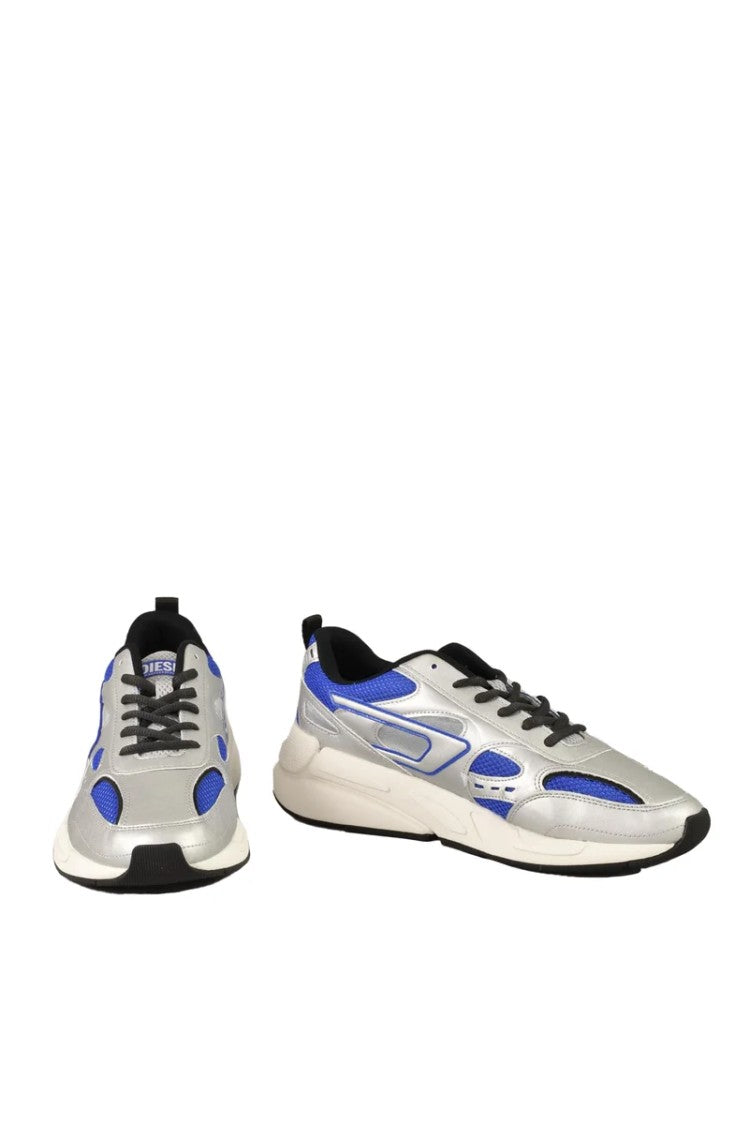 Diesel Grey Textured Rubber Sneakers