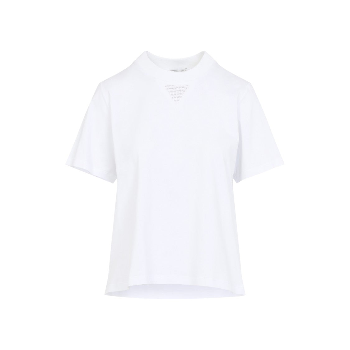 Peserico Short-Sleeve T-Shirt With Subtle Mesh Detail