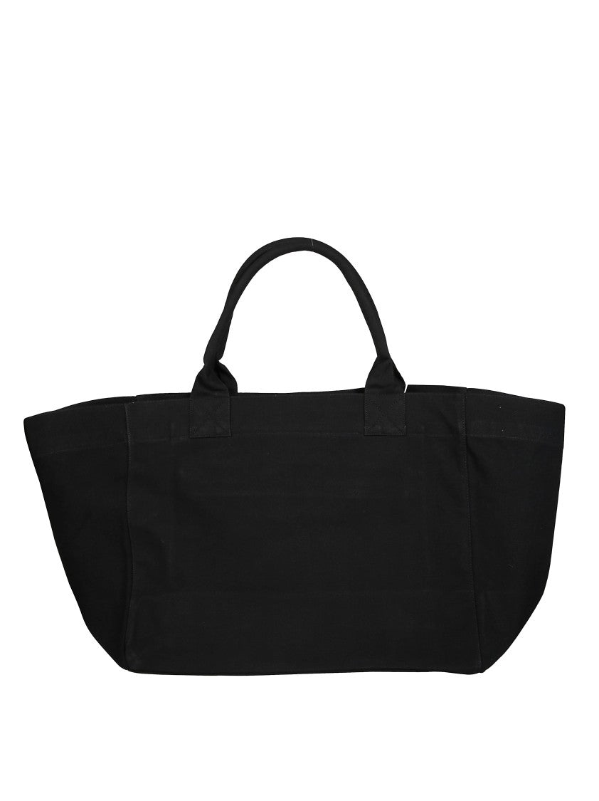 Ganni Pocket Dog Print Shopper Xxl Bag