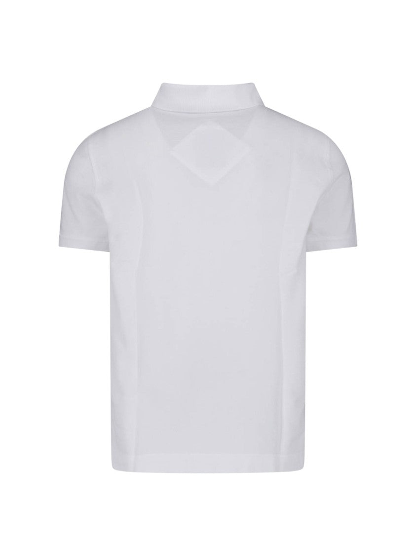 Canada Goose Minimally Designed Short-Sleeve Polo Shirt With Button Placket And Embroidered Patch
