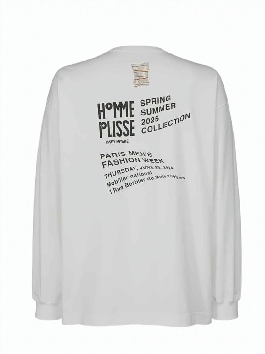 Homme Plissé Issey Miyake Relaxed-Fit Long-Sleeve T-Shirt With Textured Details