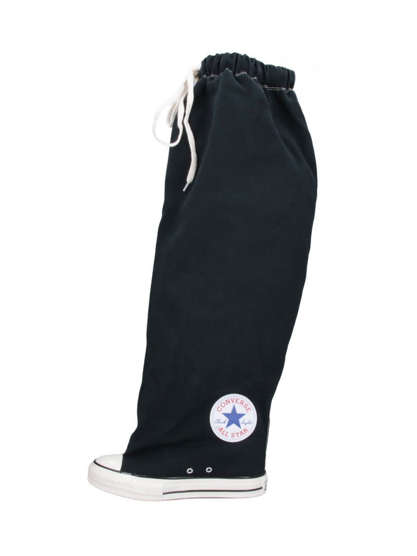 Vaquera Extended Fabric Sneakers With Drawstring Closure And Classic Rubber Sole