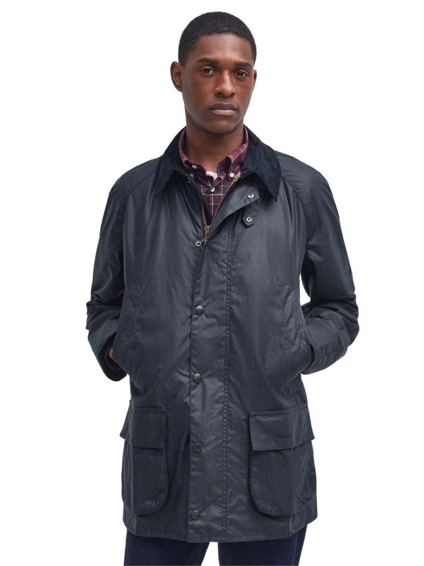 Barbour Button-Up Coat With Corduroy Collar