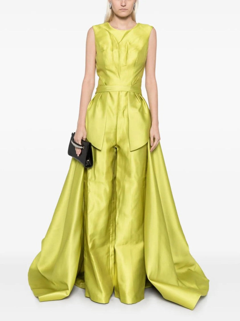 Saiid Kobeisy Mikado Classic Jumpsuit With Detachable Overskirt