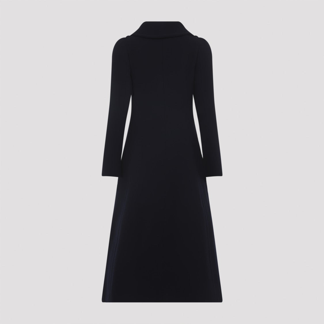 Alaïa Long Tailored Coat With Asymmetrical Double-Breasted Closure
