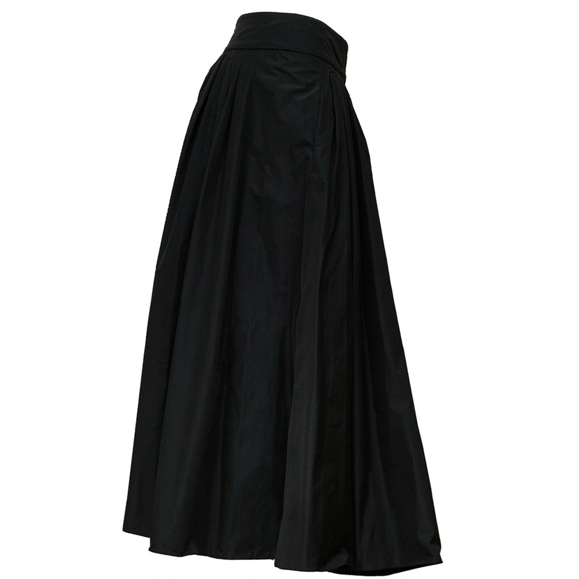 Max Mara Romina Long Taffeta Skirt