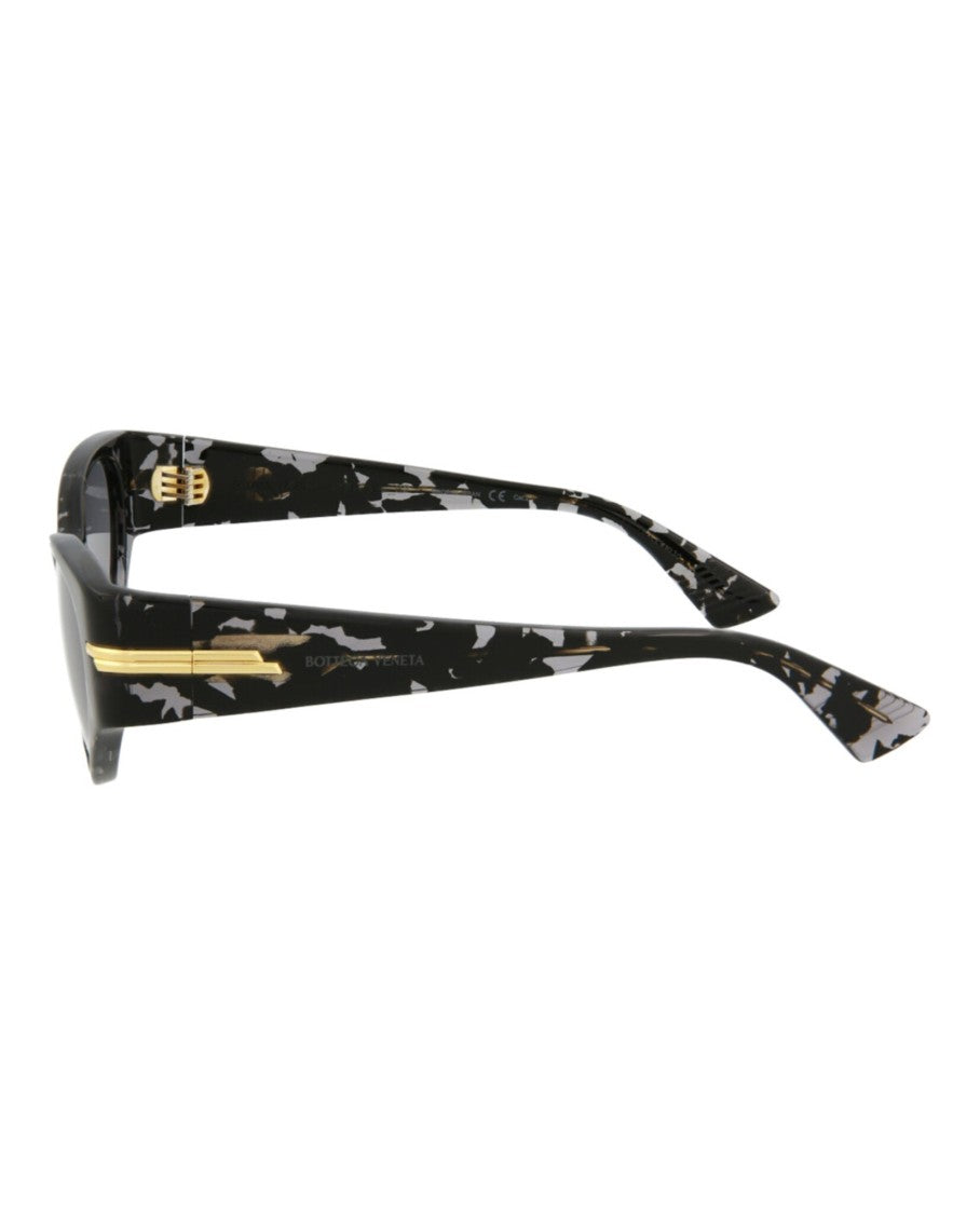 Bottega Veneta Cat Eye-Frame Acetate Sunglasses With Gold Accents