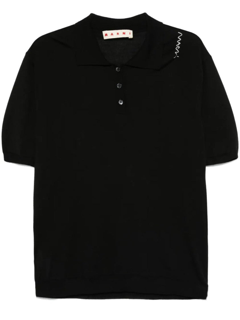 Marni Knitted Polo Top