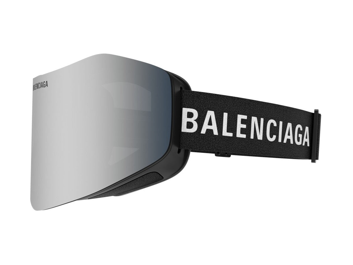 Balenciaga Bb0379s Futuristic Shield Sunglasses