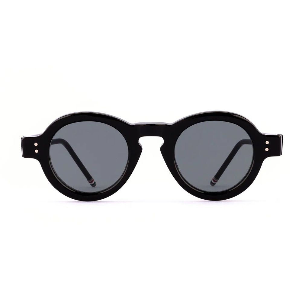 Thom Browne Ues922a - G0002 Round Black Acetate Sunglasses