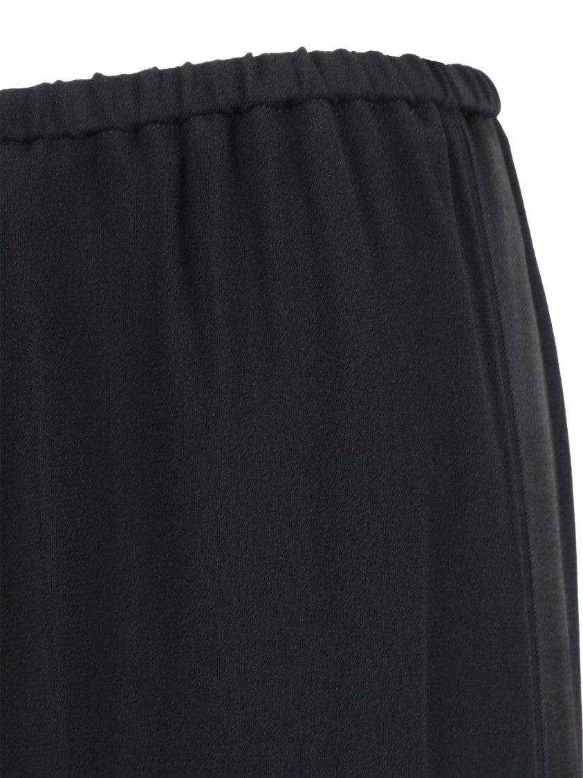 Forte Forte Regular Waist Tuxedo Pants Envers Satin Matte