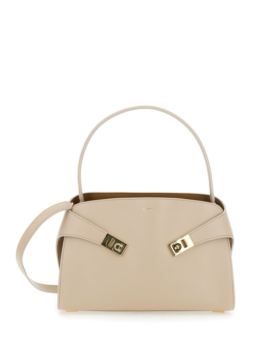 Salvatore Ferragamo Structured Shoulder Bag With Detachable Strap