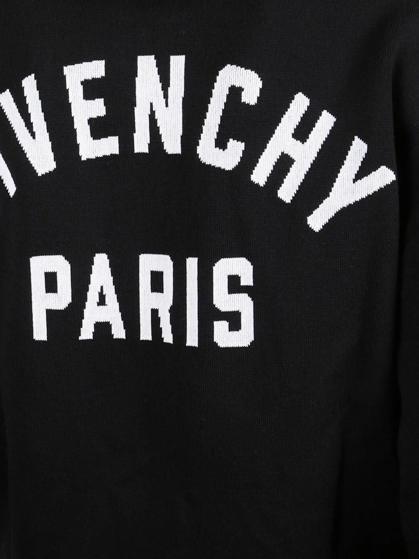 Givenchy Couture Seam Cropped Wool Zipped Cardigan