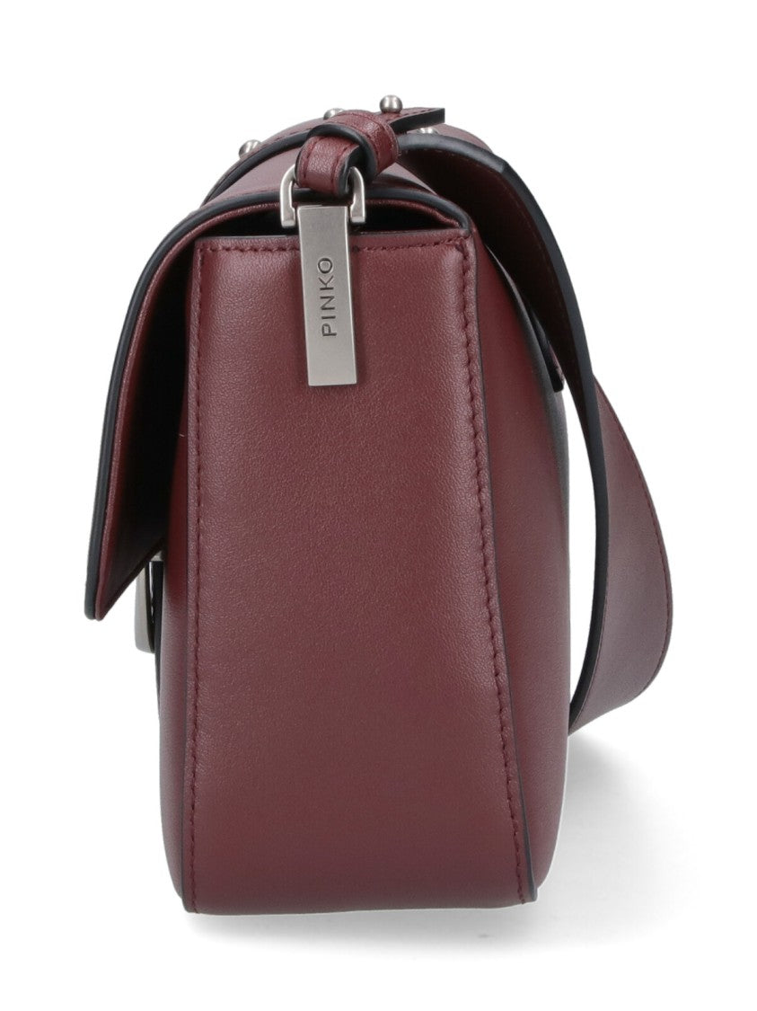 Pinko Vibrant Red Handbag With Structured Silhouette