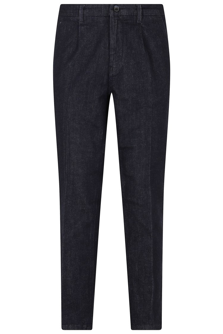 Roy Roger's Straight-Leg Dark Rinse Denim Jeans With Classic Five-Pocket Design