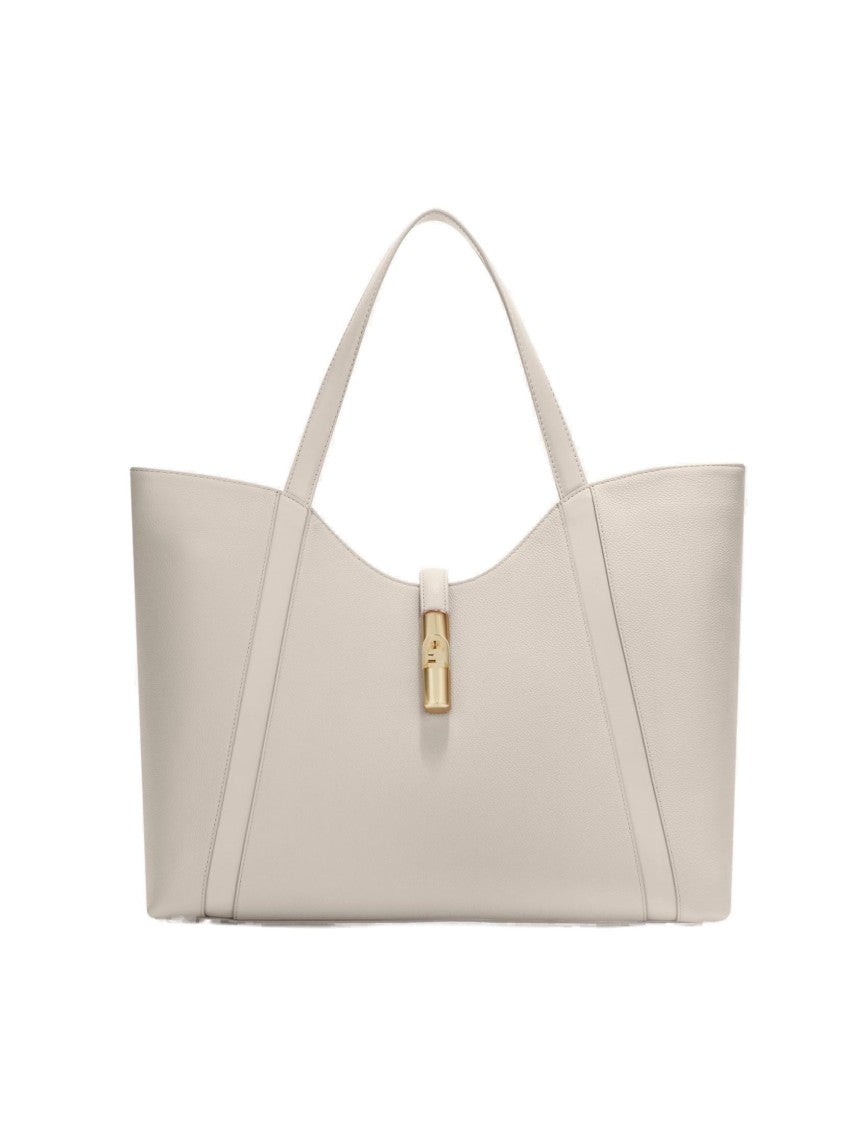 Furla Drop Xl Hobo Leather Bag Color Vanilla