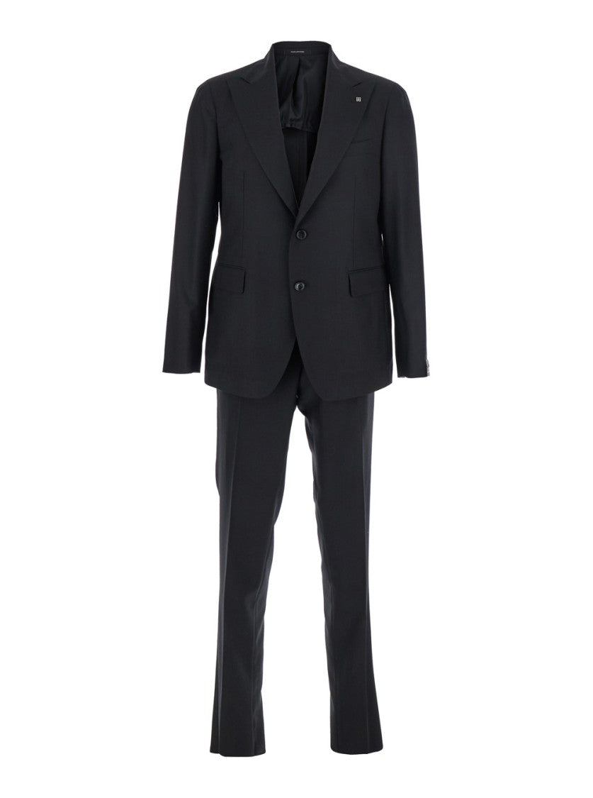 Tagliatore Black Single-Breasted Suit
