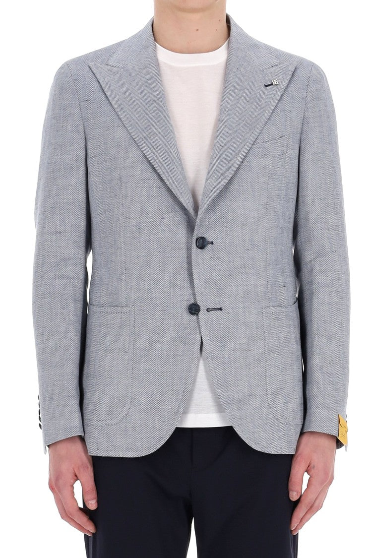 Tagliatore Pino Lerario Line Linen-Cotton Jacket