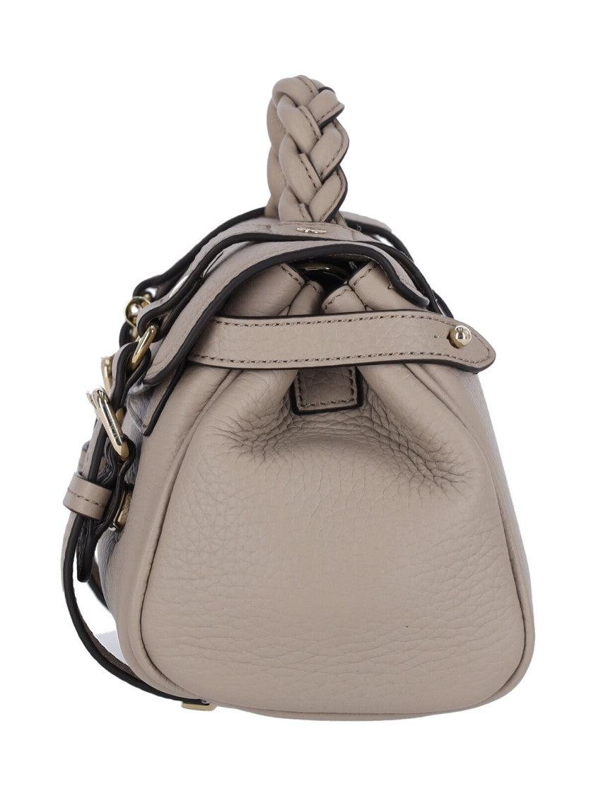 Mulberry Taupe Alexa Mini Grain Leather Bag