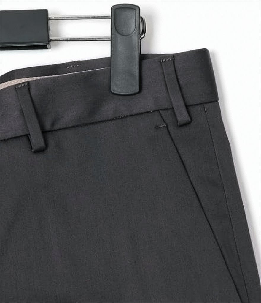 Pt Torino Tailored Grey Straight Pants With Keychain Detail