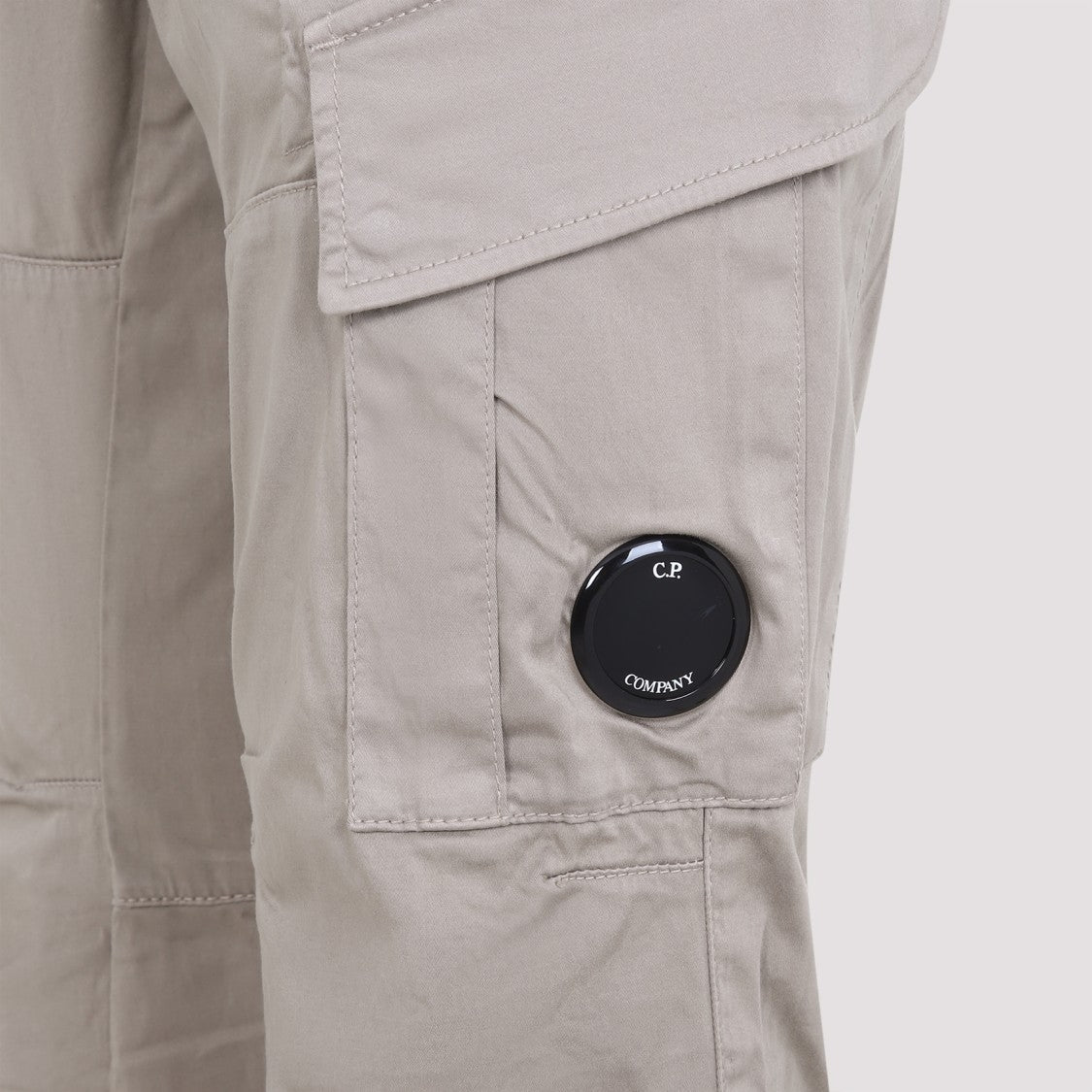 C.P. Company Cargo Pants With Streamlined Silhouette And Logo Detail