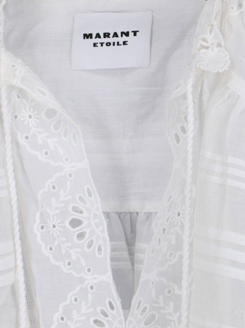 Isabel Marant Étoile Flowing White Dress With Refined Silhouette