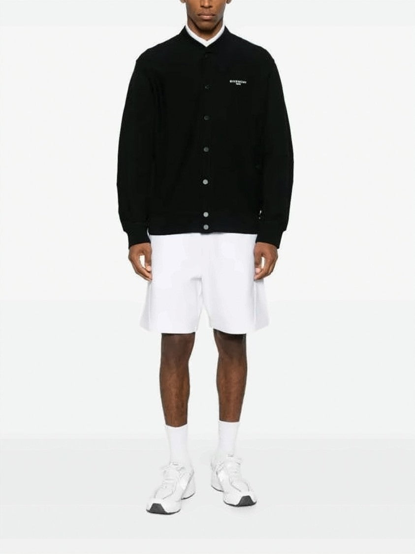 Givenchy Button-Up Front Cardigan With Ribbed Cuffs And Pocket Detail
