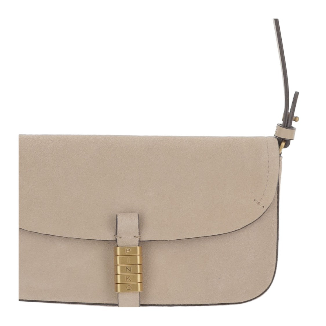 Pinko Saddle Leather Shoulder Bag