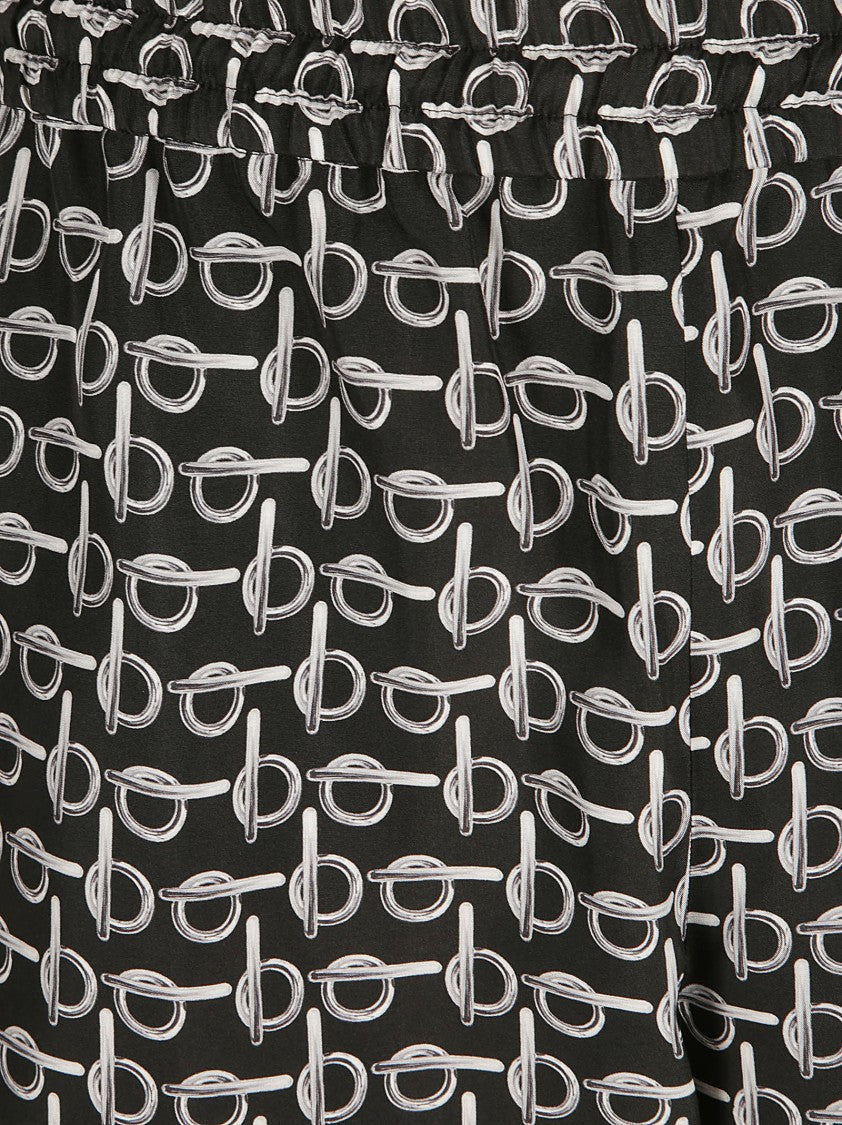 Burberry Lightweight Black Silk Shorts