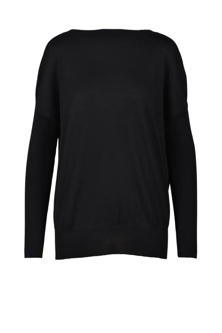 Wild Cashmere Silk And Cashmere Sweater - Black