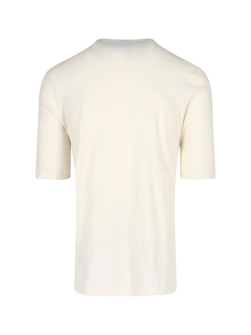Jil Sander Set of Two Cotton T-shirts and White Tank Top