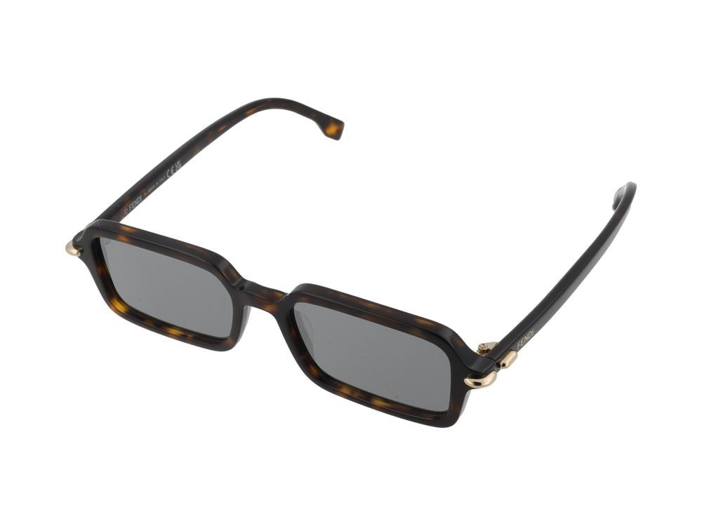 Maison Fendi Fe40174i Brown Contemporary Frame Sunglasses