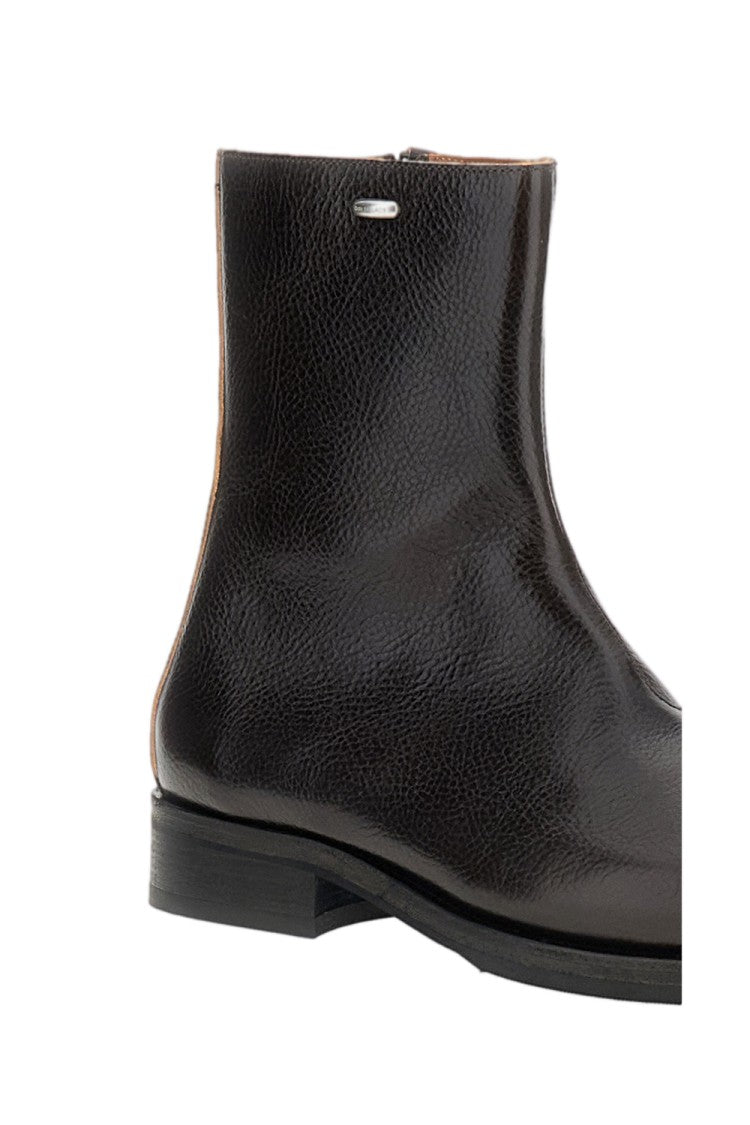 Our Legacy Dark Brown Leather Camion Boots