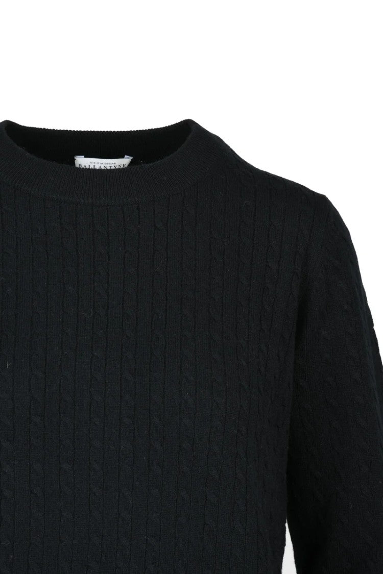 Ballantyne Crew Neck Sweater - Black