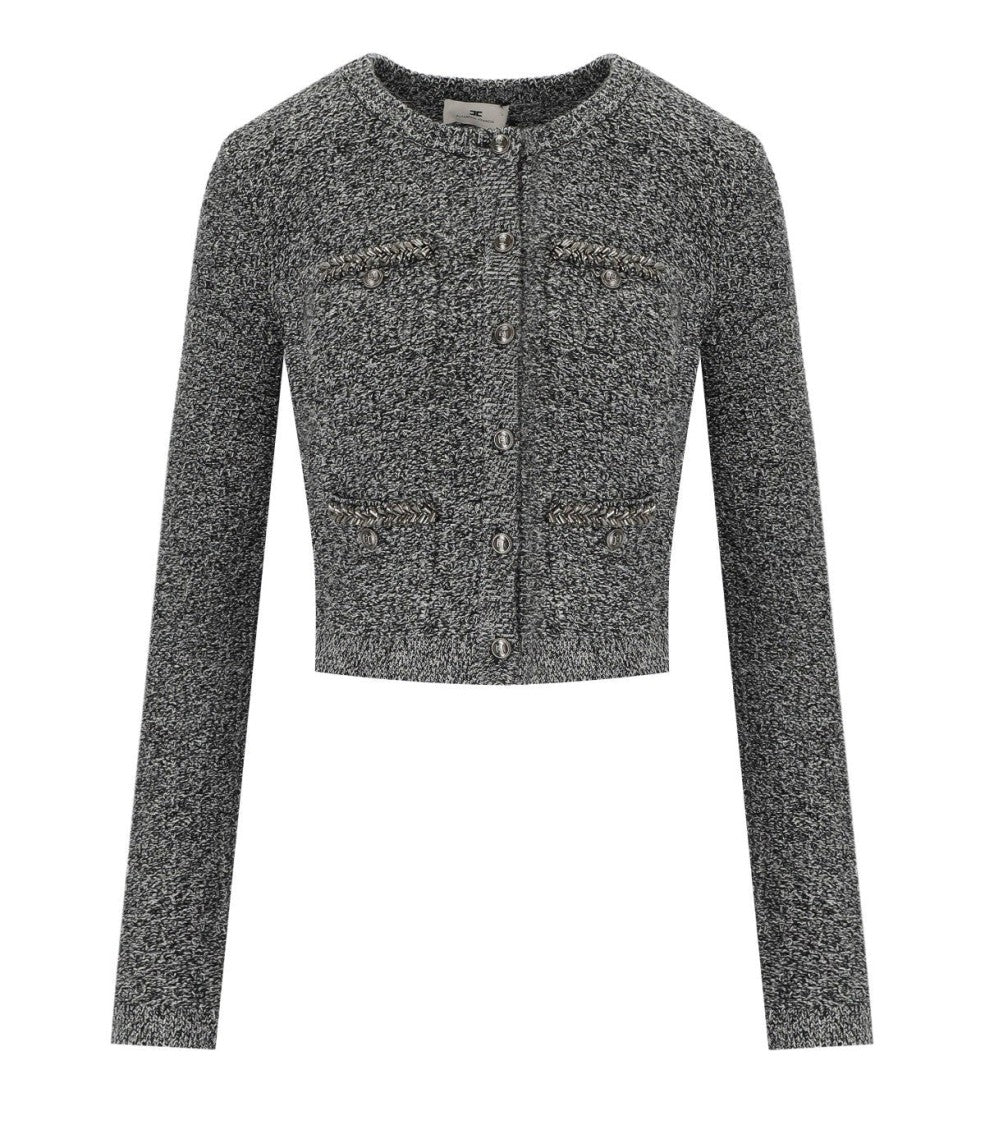 Elisabetta Franchi Salepepe Bouclé Cardigan