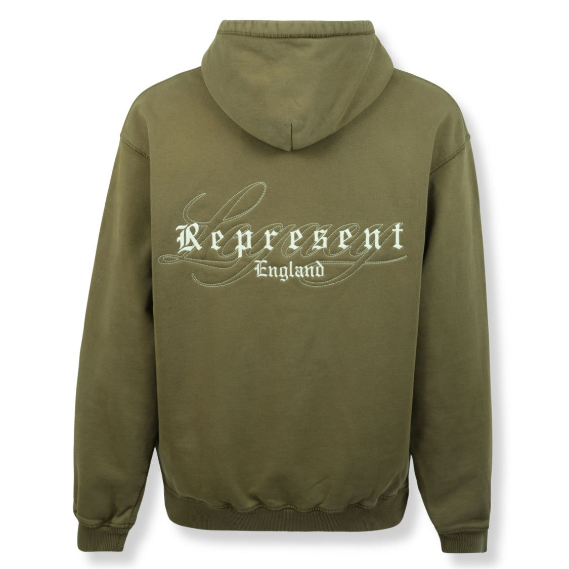 Represent Fleece-Blend Hoodie With Drawstring And Logo Prints