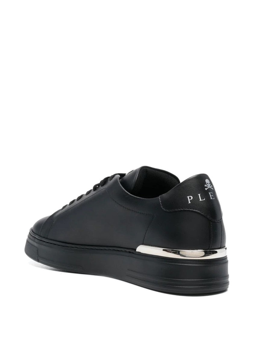 Philipp Plein Hexagon Leather Lo-Top Sneaker