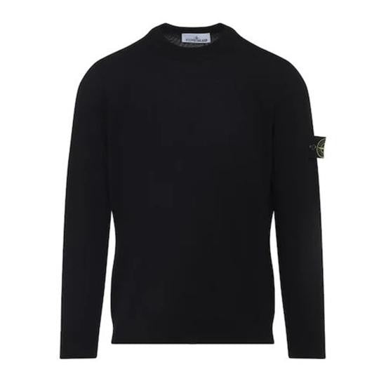 Stone Island Classic Crew Neck Sweater With Minimalist Design